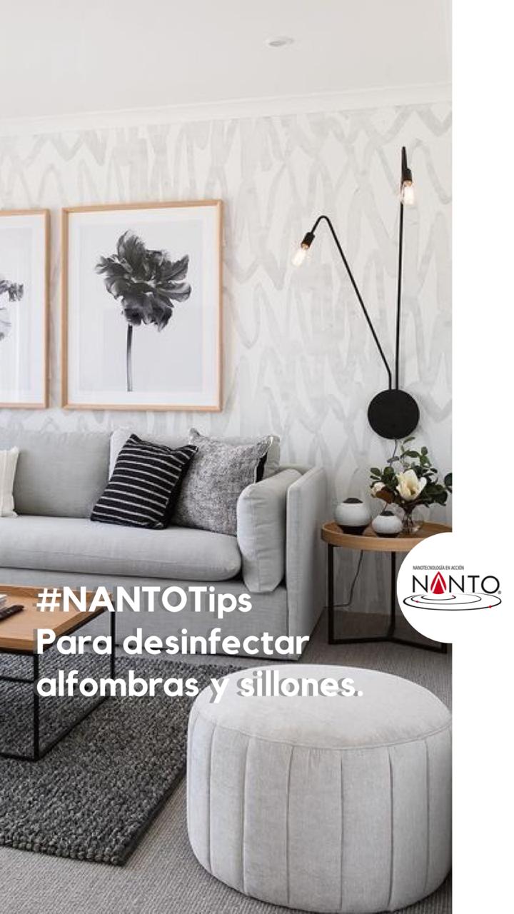 CÓMO LIMPIAR Y DESINFECTAR TUS SILLONES Y ALFOMBRAS