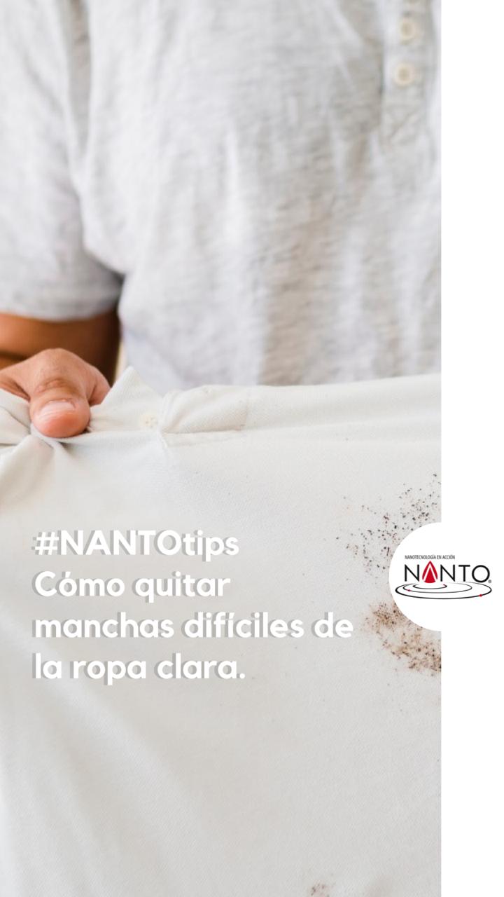 Como quitar las manchas más difíciles de tu ropa clara
