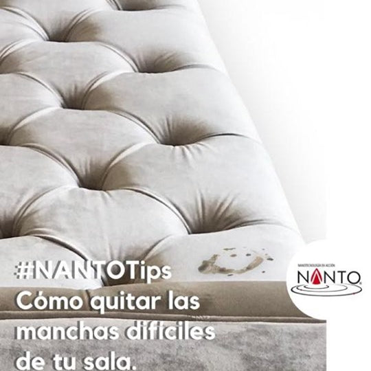 Cómo quitar manchas difíciles de tus sillones de tela