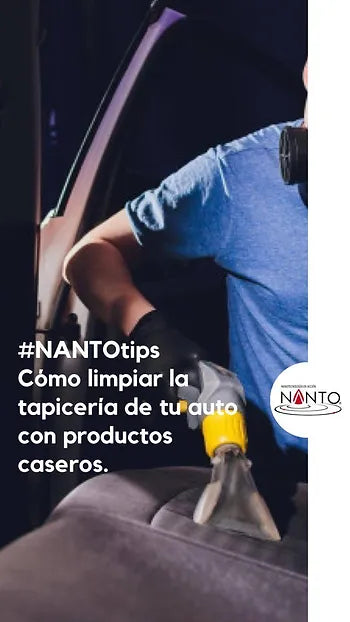 Limpia la tapicería de tu auto como un profesional y con productos caseros