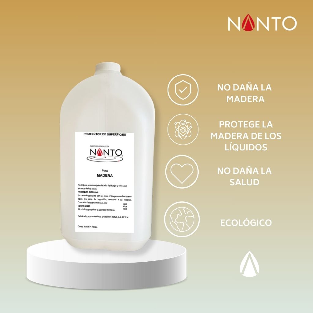 NANTO-Madera 4 Litros
