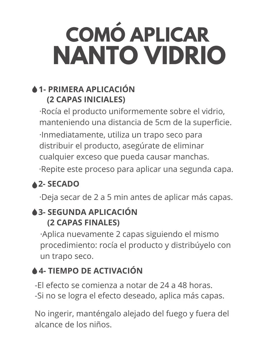 NANTO-VIDRIO 4 litros