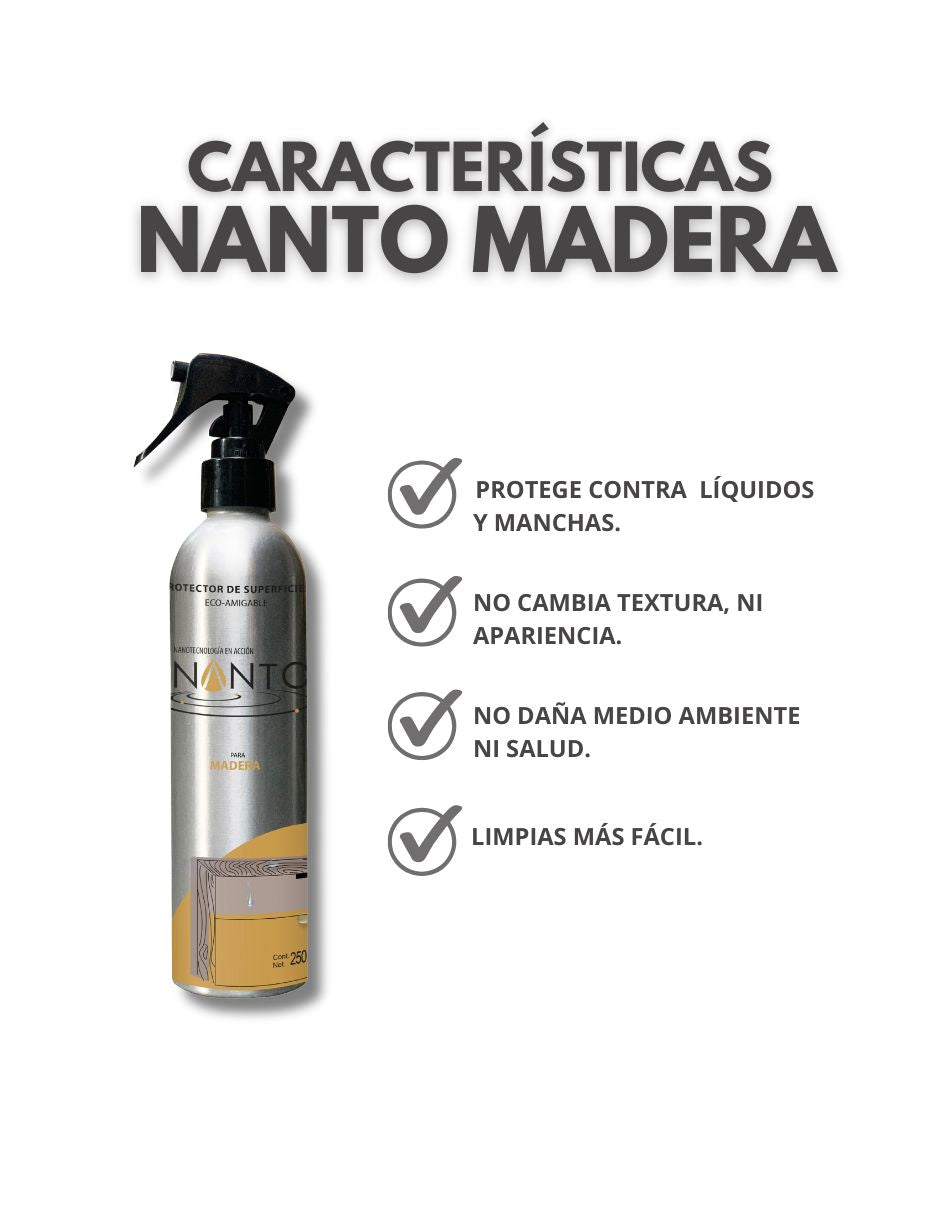 NANTO-Madera 4 Litros