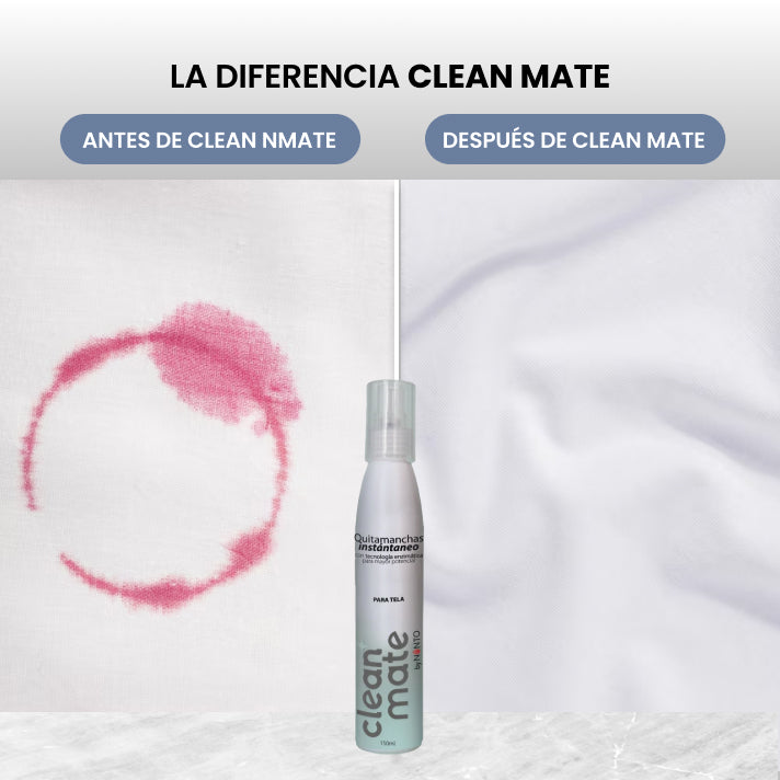 CleanMate Telas 15 ml quitamanchas de bolsillo