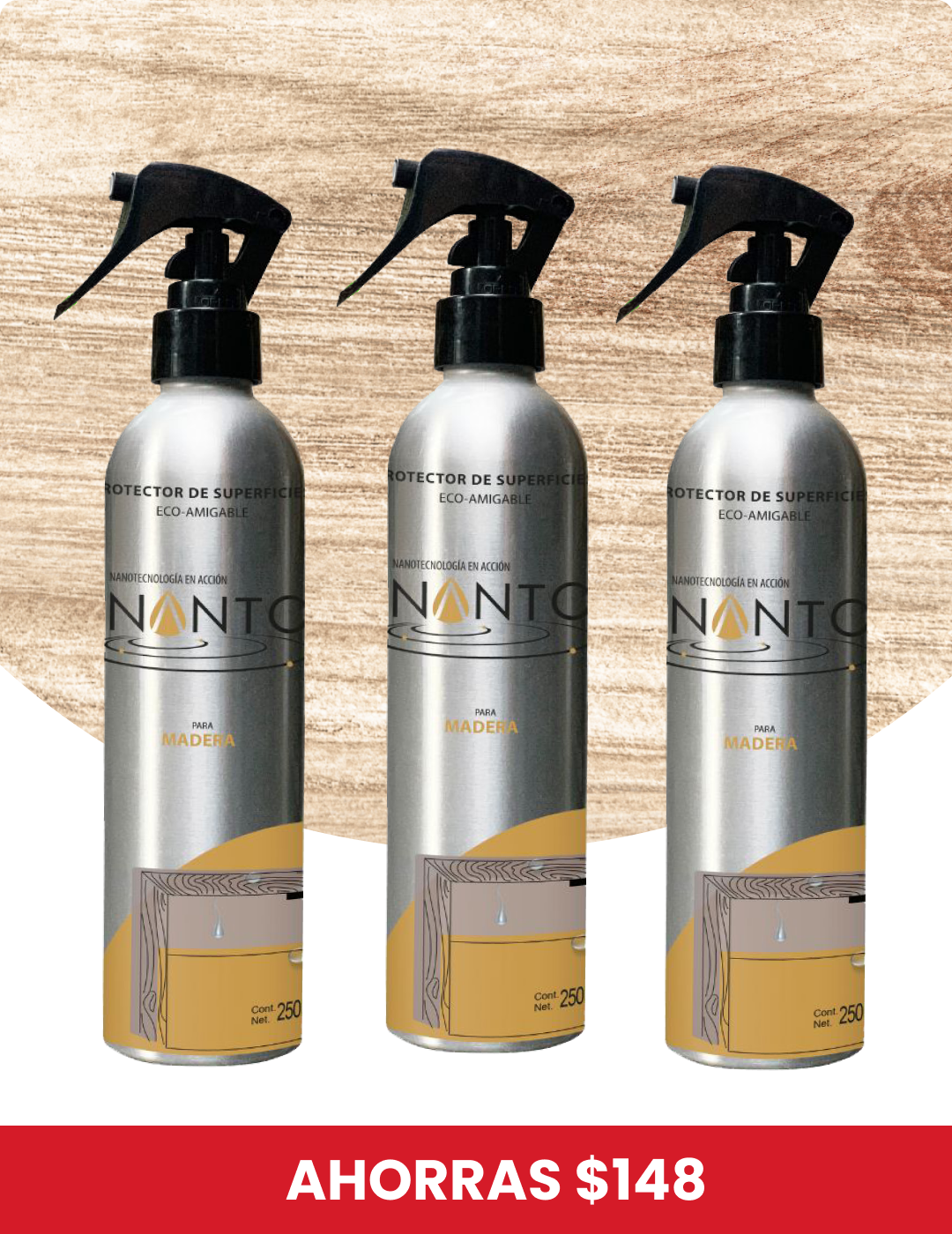 Paquete de 3 Botellas Nanto-Madera 250 ml